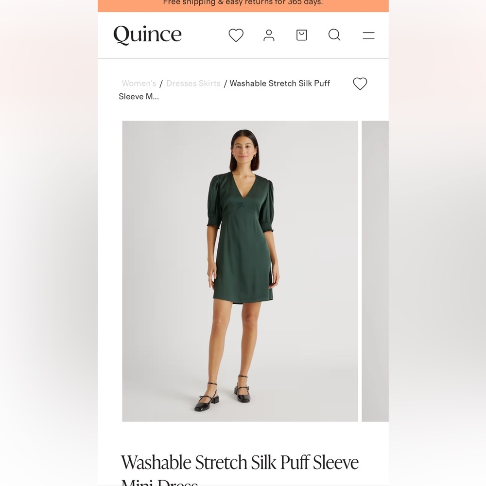 Elegant Green V-Neck Dress